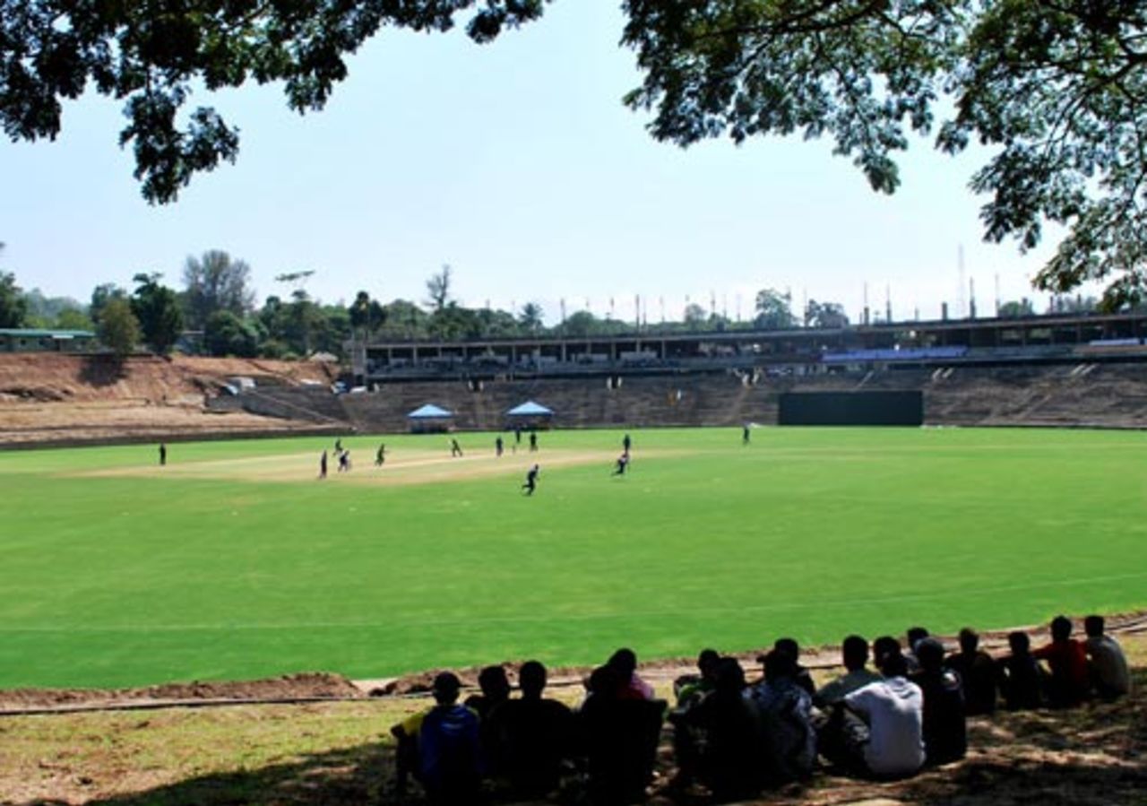 A view of the Pallekele Stadium, November 27, 2009
