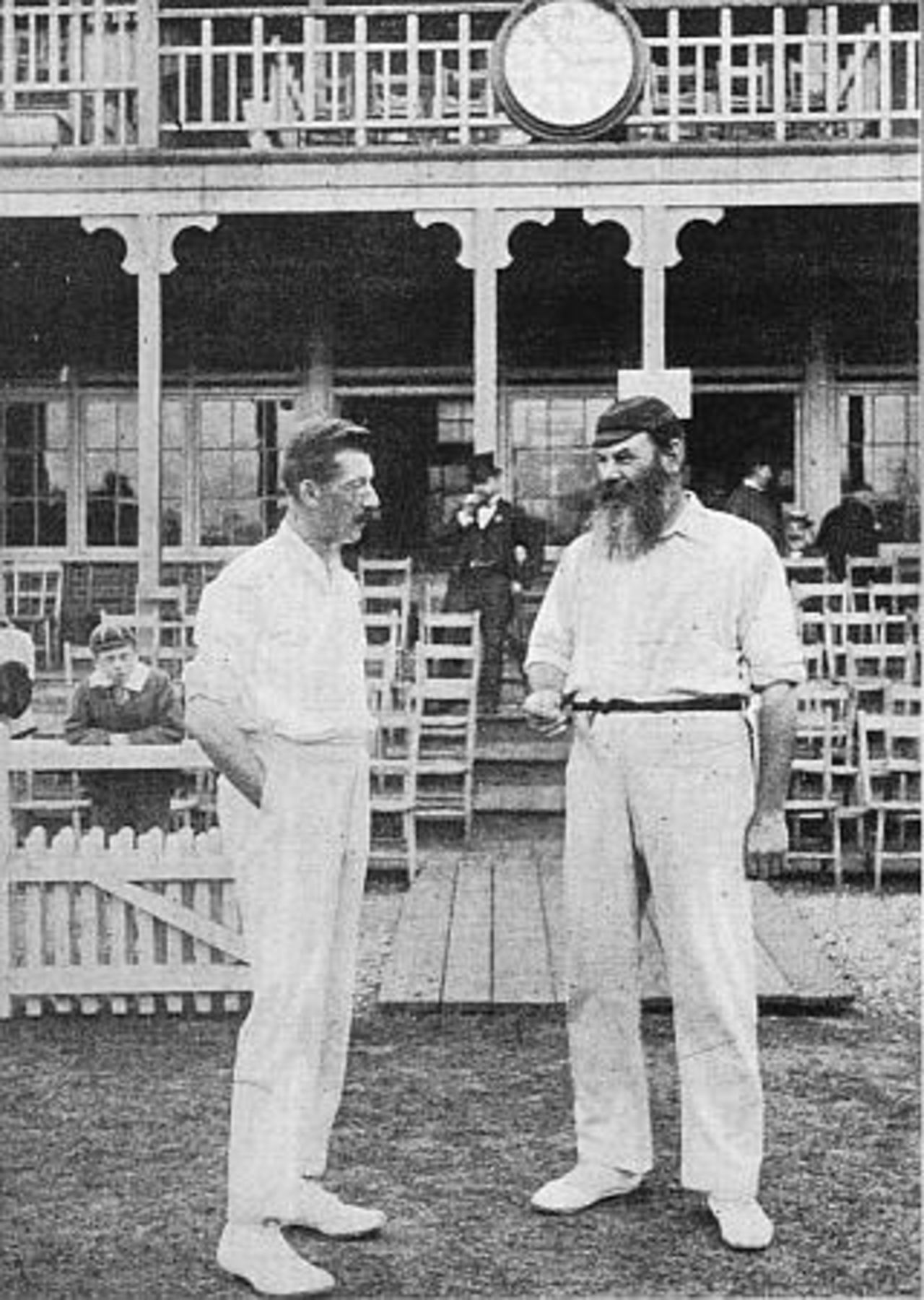 CJ Posthuma and WG Grace at Crystal Palace, 12 August 1901