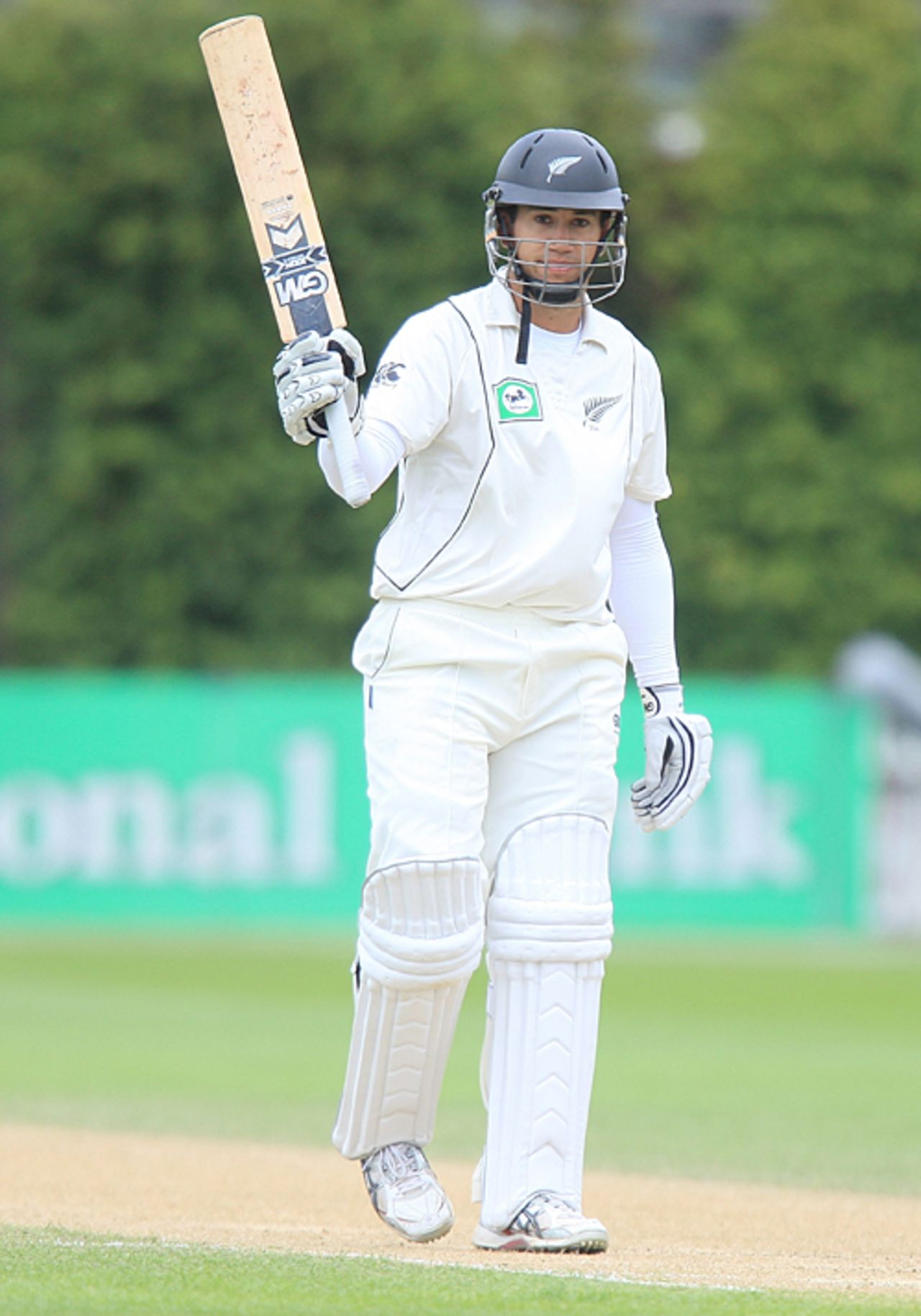 Ross Taylor brings up his half-century, New Zealand v Pakistan, 2nd Test, Wellington, 4th day, December 6, 2009