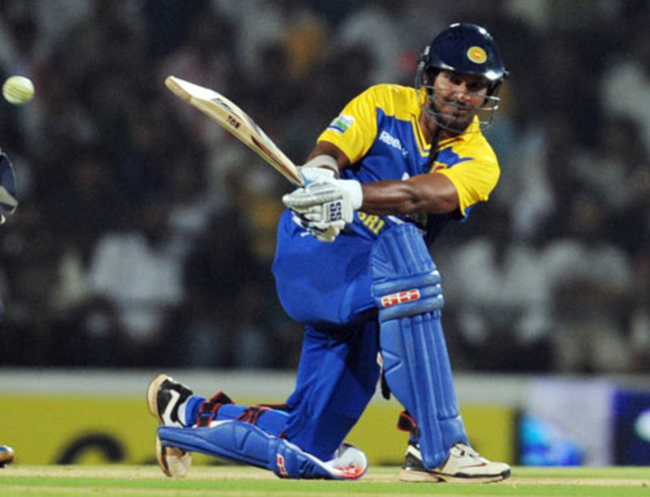 Kumar Sangakkara equalled the record for fastest half-century by a Sri Lankan, India v Sri Lanka, 1st Twenty20, Nagpur, December 9, 2009
