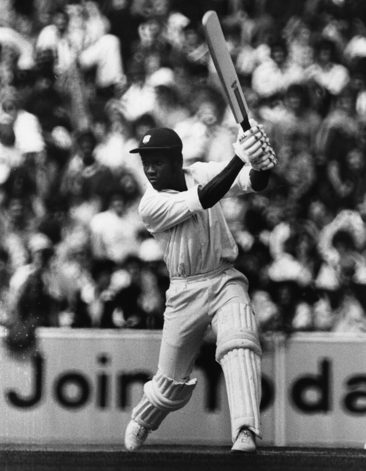 Lawrence Rowe bats, August 1976