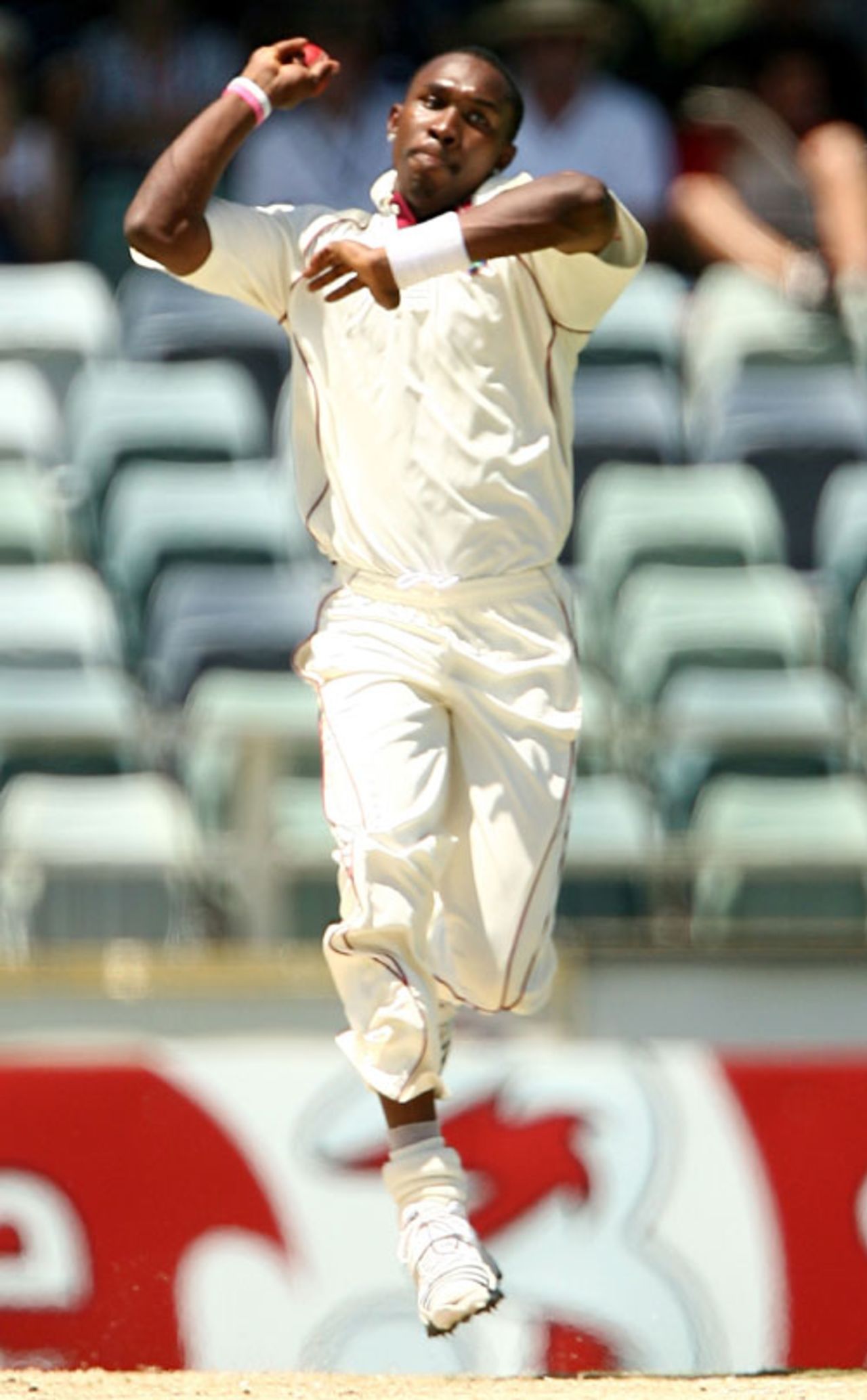 Dwayne Bravo got West Indies back in the game with 4 for 42, Australia v West Indies, 3rd Test, Perth, 19 December, 2009