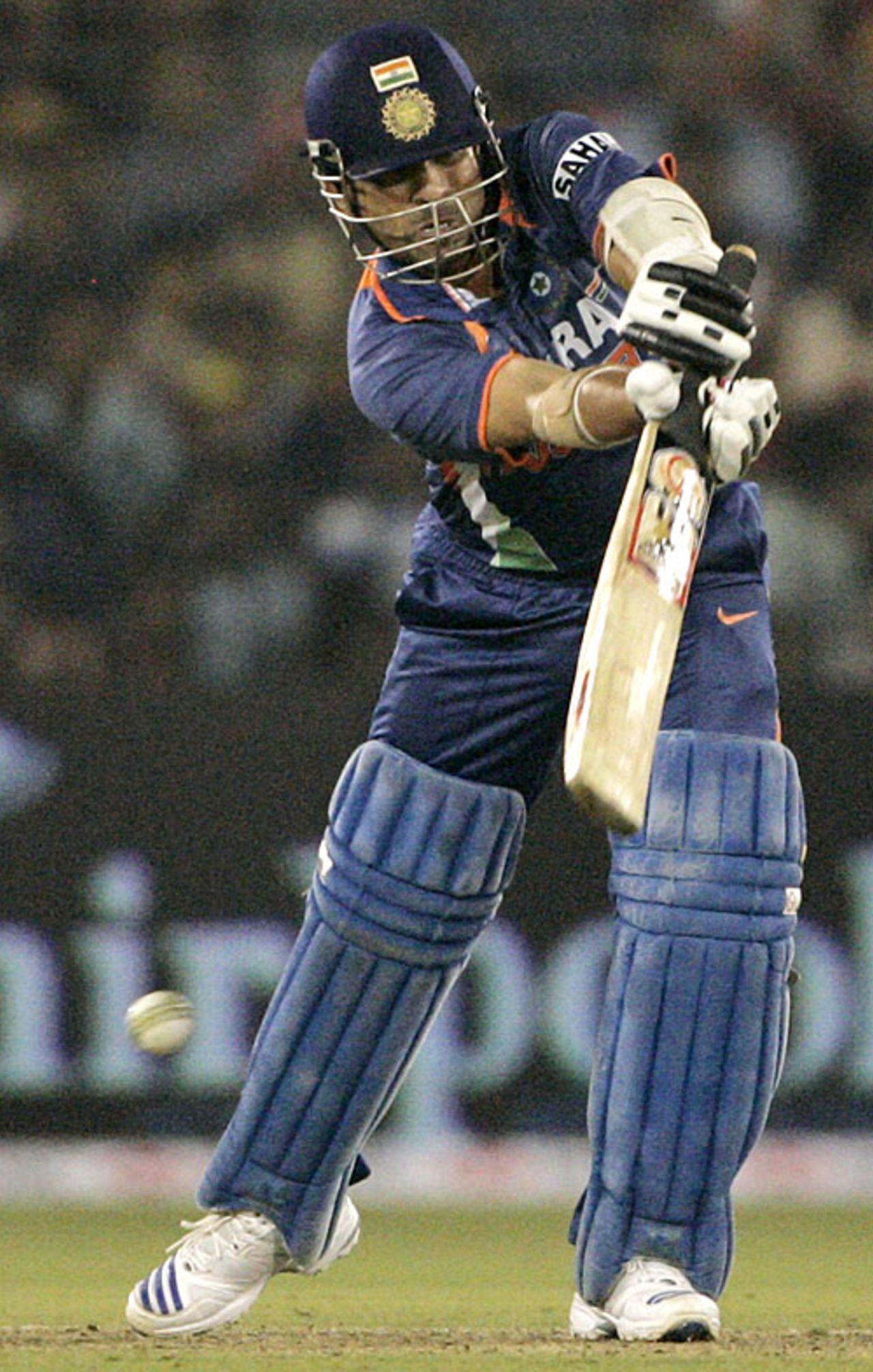 Sachin Tendulkar plays on the up, India v Sri Lanka, 3rd ODI, Cuttack, December 21, 2009