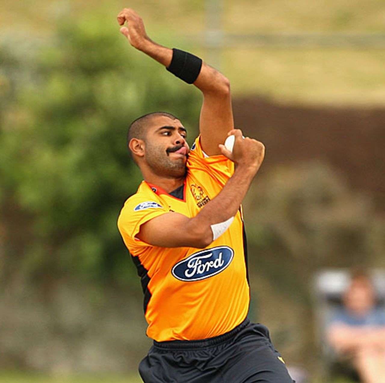 Jeetan Patel took 3 for 38, Auckland v Wellington, New Zealand Cricket One Day Competition, Auckland, December 23, 2009  