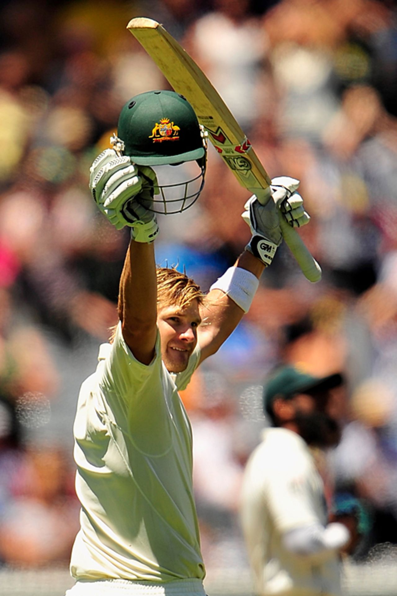 A special moment for Shane Watson, Australia v Pakistan, 1st Test, Melbourne, 4th day, December 29, 2009