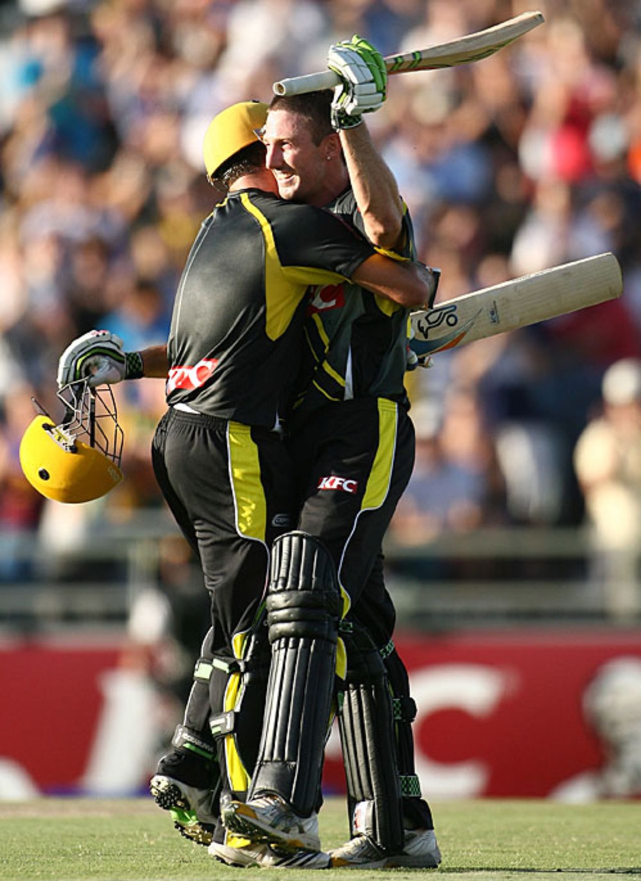 Shaun Marsh gets to his hundred, Western Australia v New South Wales, Twenty20 Big Bash, Perth, January 5, 2010