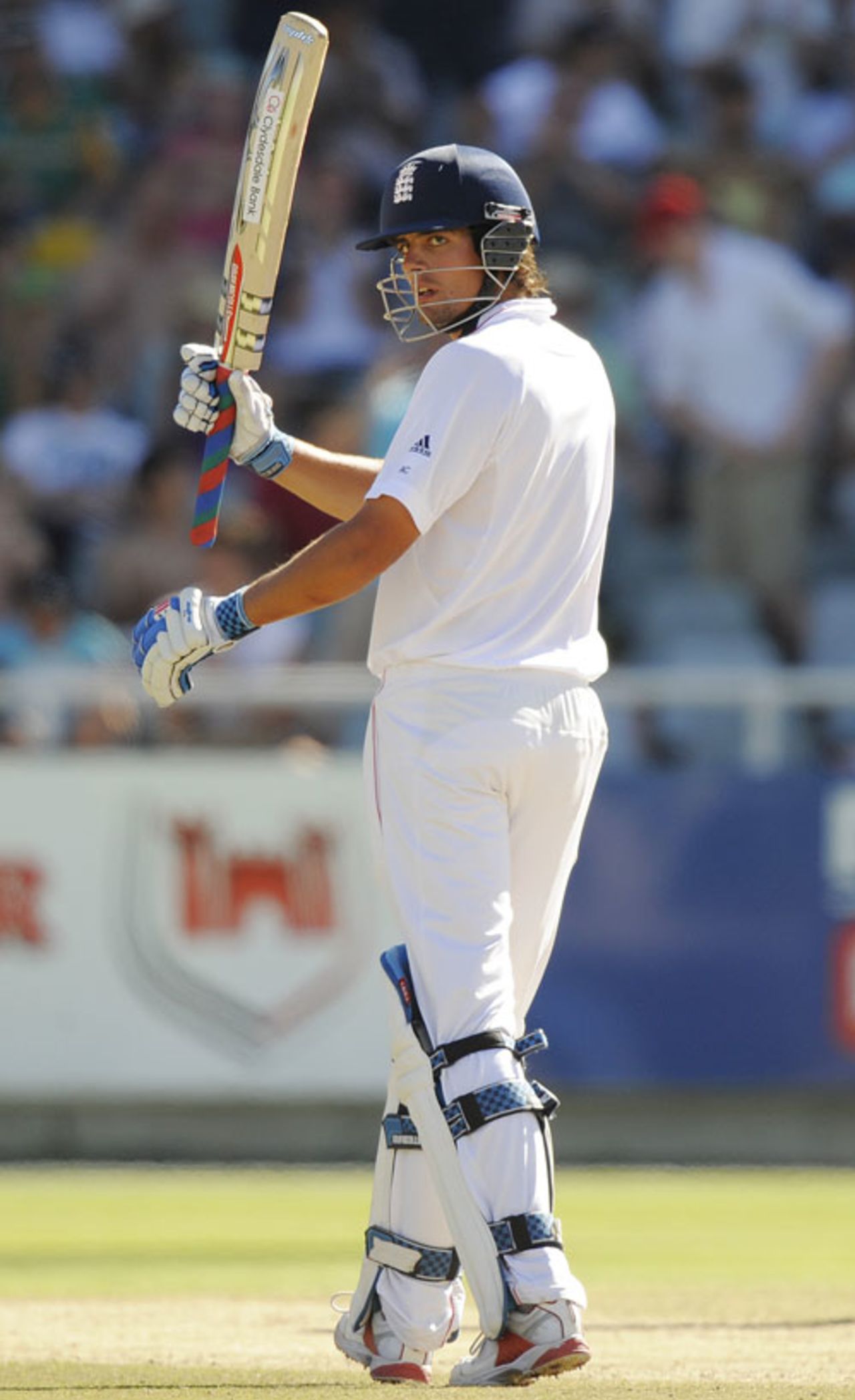 Alastair Cook helped England lay a foundation with a vital half-century, South Africa v England, 3rd Test, Cape Town, January 6, 2010 