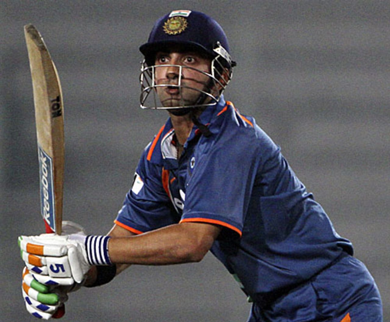 Gautam Gambhir stroked 71 to put India in control, India v Sri Lanka, Tri-series, 5th ODI, Mirpur, January 10, 2010