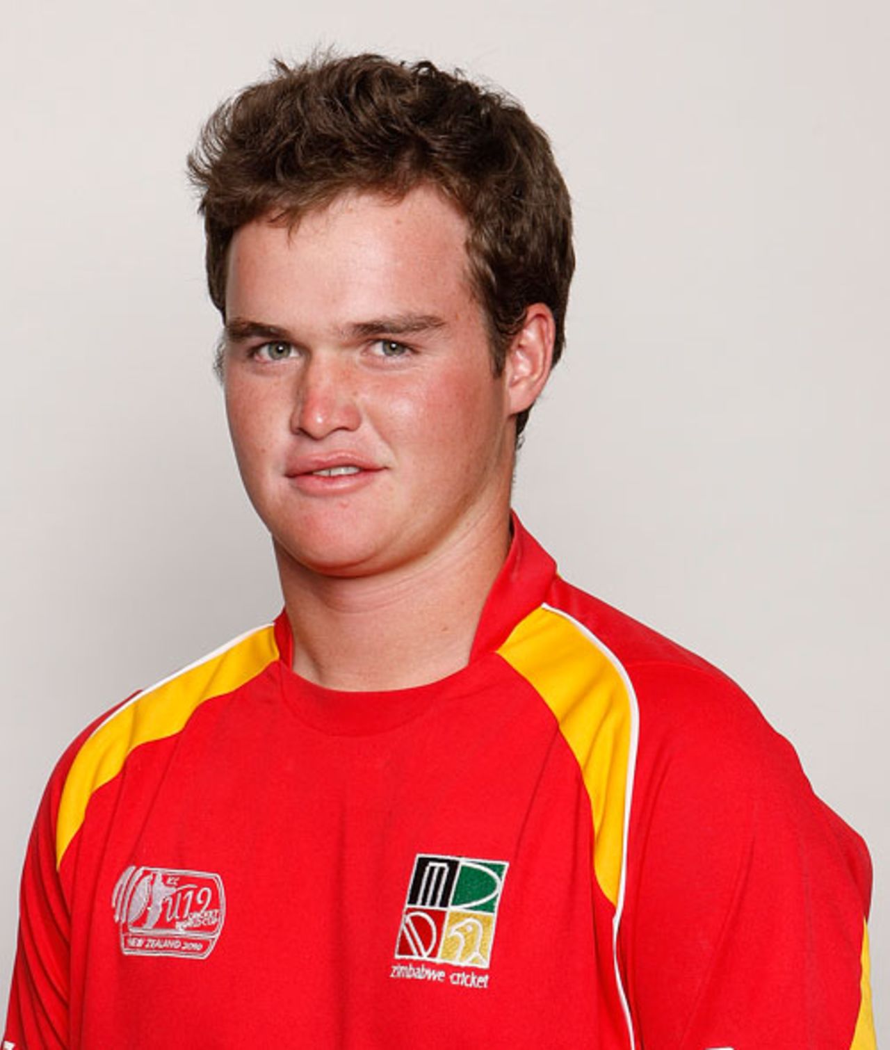 Calum Price at the Under-19 World Cup, January 2010