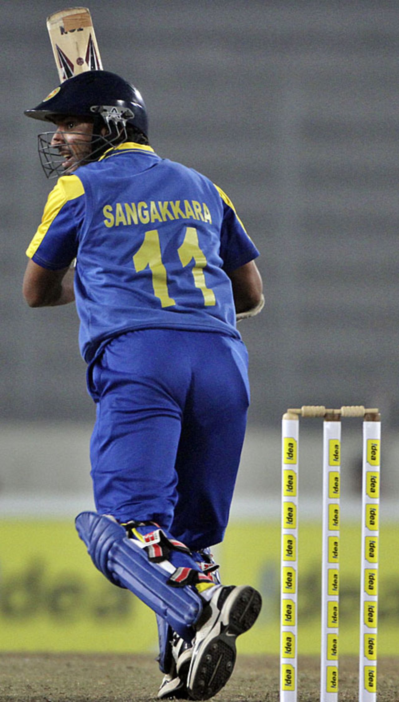 Kumar Sangakkara scores through the off side, India v Sri Lanka, Tri-series final, Mirpur, January 13, 2010