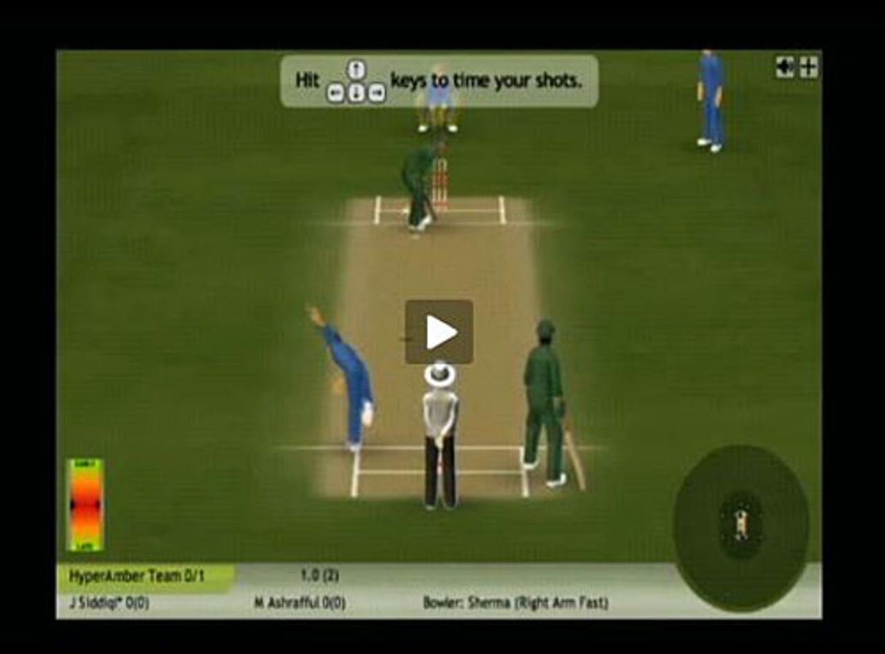 Trailer on <i>Howzat</i> multiplayer cricket game
