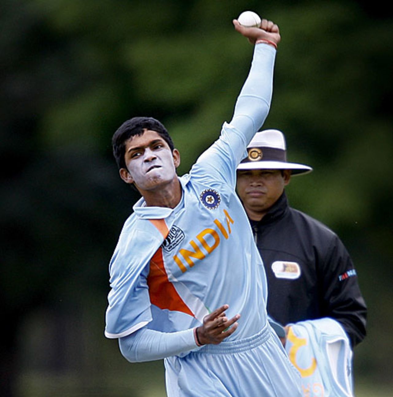 Gaurav Jathar took 3 for 27, India Under-19s v Hong Kong Under-19s, 11th Match, Group A, ICC Under-19 World Cup, Christchurch, January 17, 2010