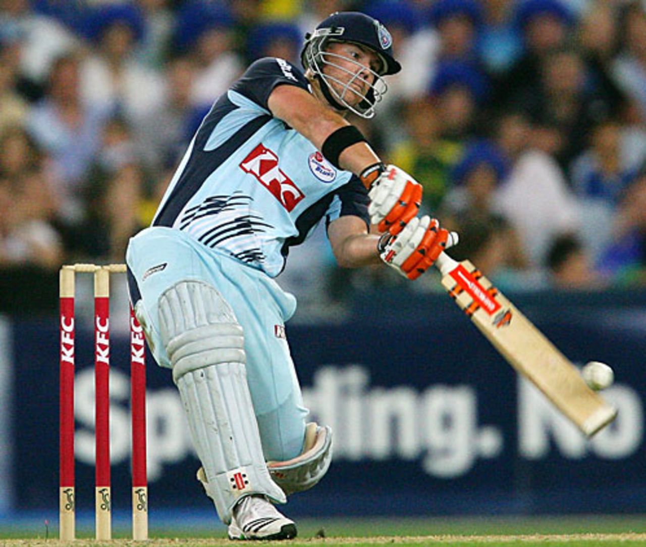 David Warner cuts loose, New South Wales v South Australia, Twenty20 Big Bash, Sydney, January 17, 2010 