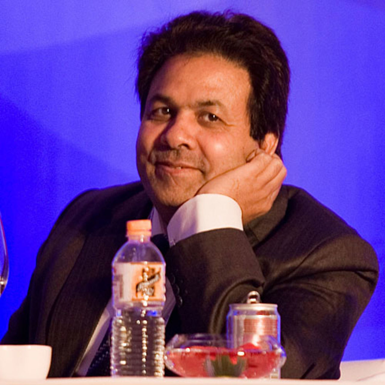 Rajeev Shukla tunes into the action, Mumbai, January 19, 2010