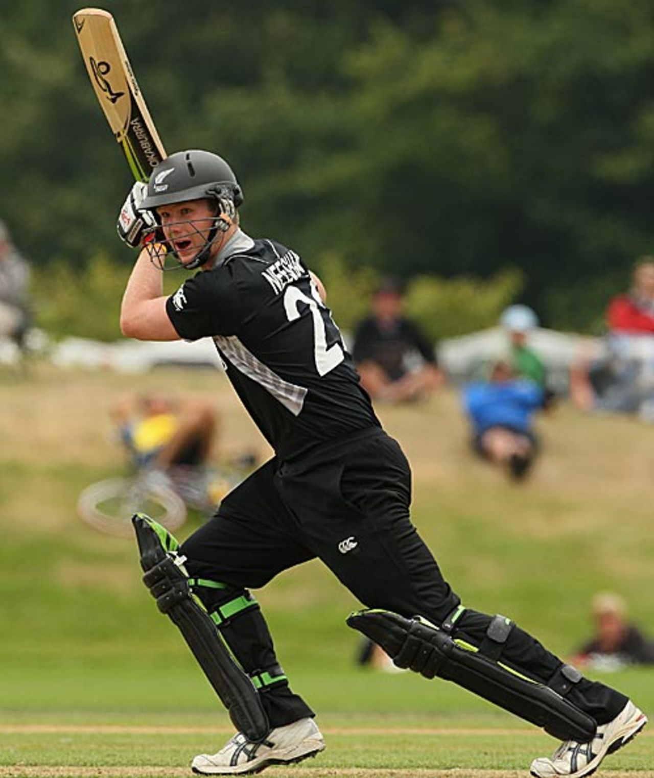 Jimmy Neesham chipped in with a quickfire 47, New Zealand Under-19s v Sri Lanka Under-19s, 23rd Match, Group C, ICC Under-19 World Cup, Christchurch, January 20, 2010