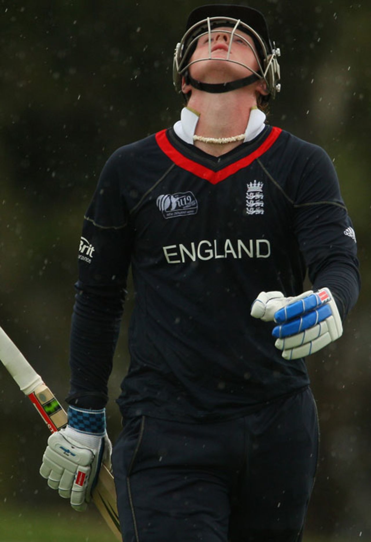Ben Stokes returns after scoring a fine hundred, England Under-19s v India Under-19s, 24th Match, Group A, ICC Under-19 World Cup, Lincoln, January 21, 2010
