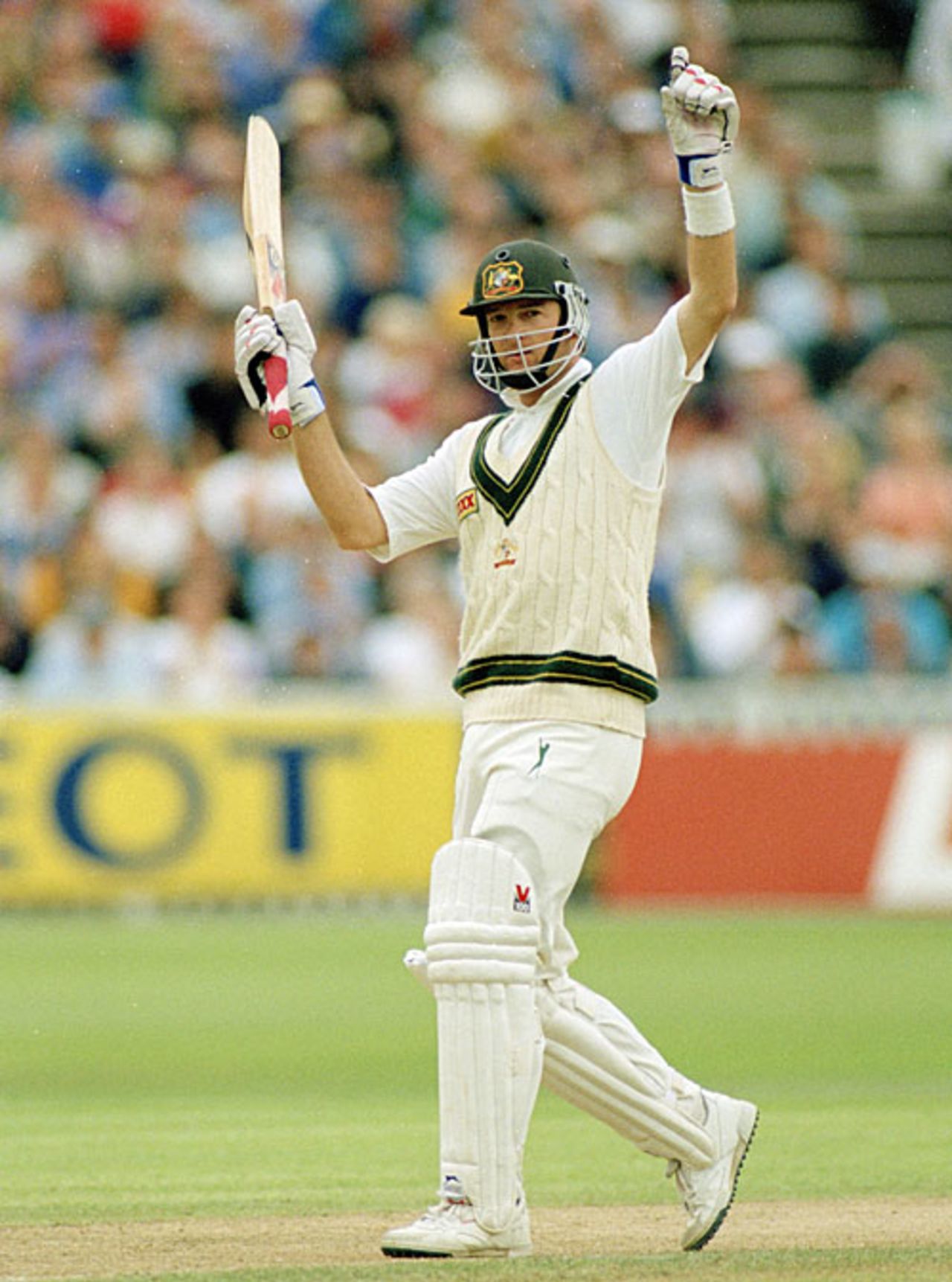 Mark Waugh scored a hundred on debut, Australia v England, 4th Test, Adelaide, 1st day, January 25, 1991