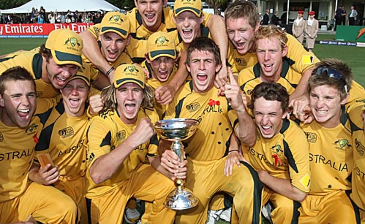 Australia won the Under-19 World Cup for the third time, Australia v Pakistan, Under-19 World Cup final, Lincoln, January 30, 2010