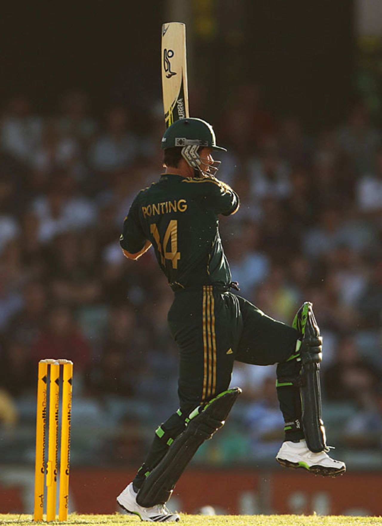 Ricky Ponting pulls magnificently, Australia v Pakistan, 5th ODI, Perth, January 31, 2010