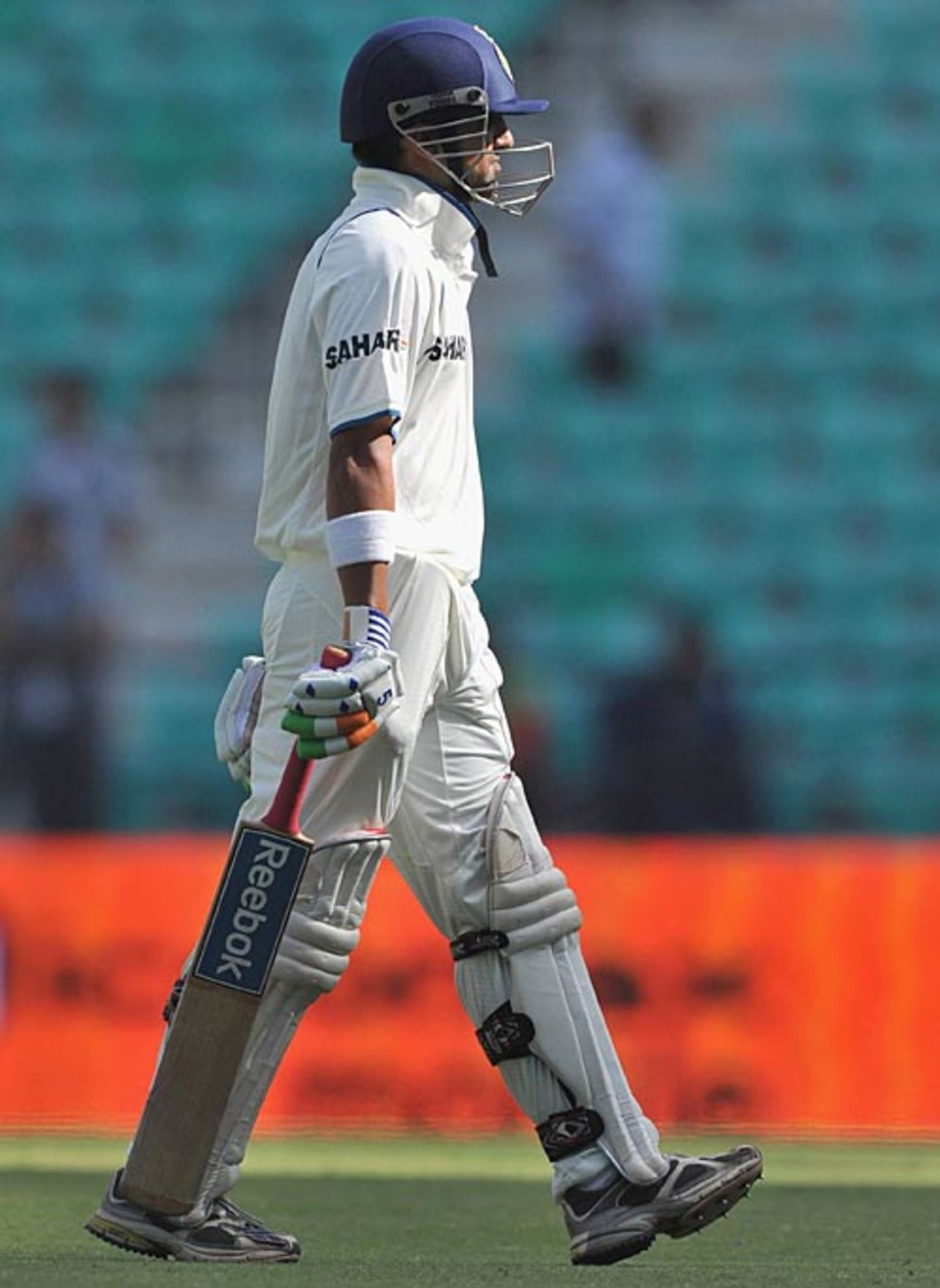 Gautam Gambhir was the first Indian batsman to fall, India v South Africa, 1st Test, Nagpur, 3rd day, February 8, 2010