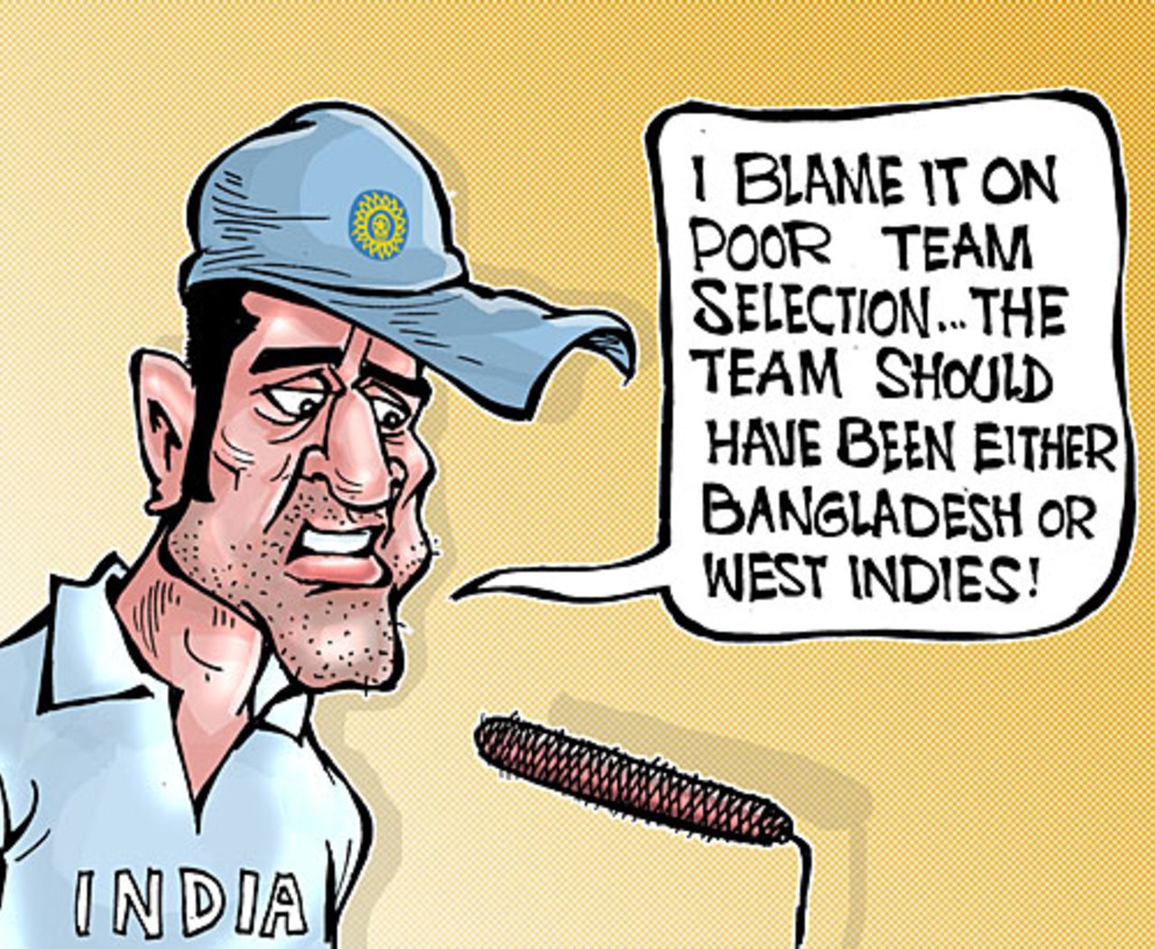 Cartoon: Poor team selection