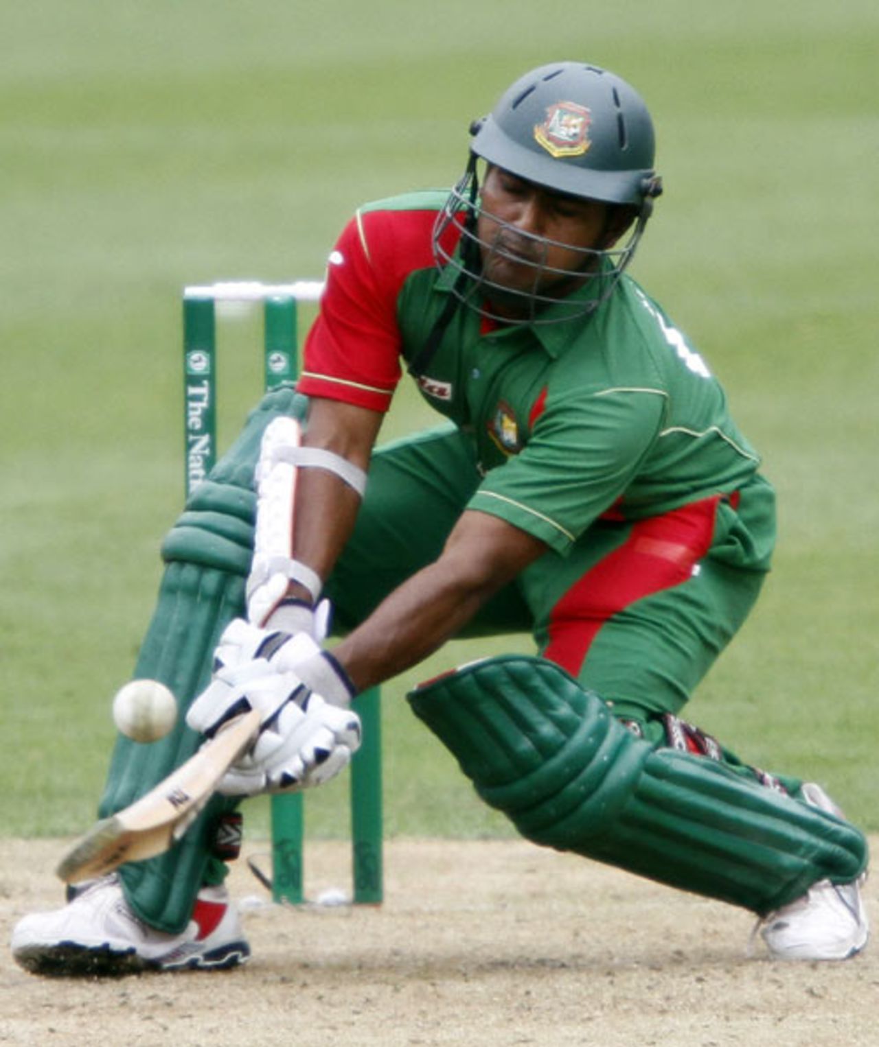 Imrul Kayes looks to play the ball to fine leg, New Zealand v Bangladesh, 3rd ODI, Christchurch, February 11, 2010