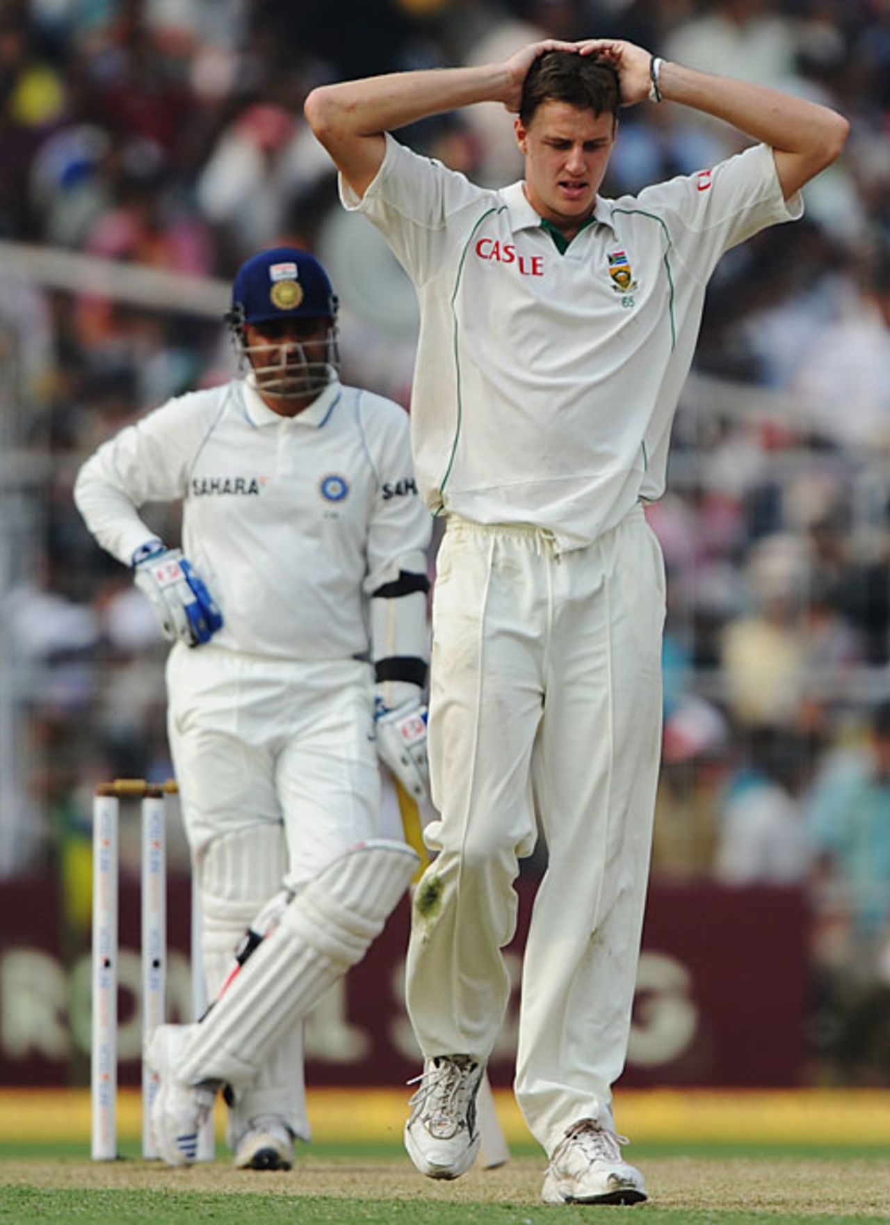More frustration for Morne Morkel, India v South Africa, 2nd Test, Kolkata, 2nd day, February 15, 2010