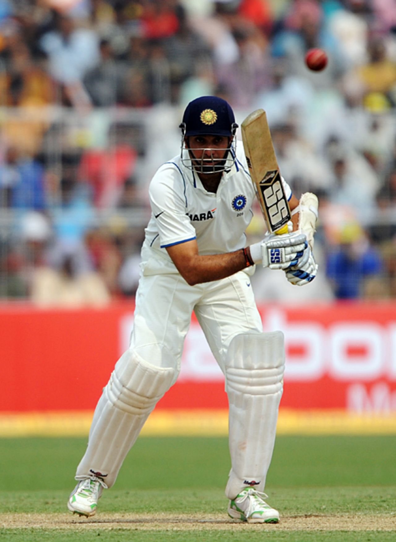 VVS Laxman helped India's lead swell, India v South Africa, 2nd Test, Kolkata, 3rd day, February 16, 2010