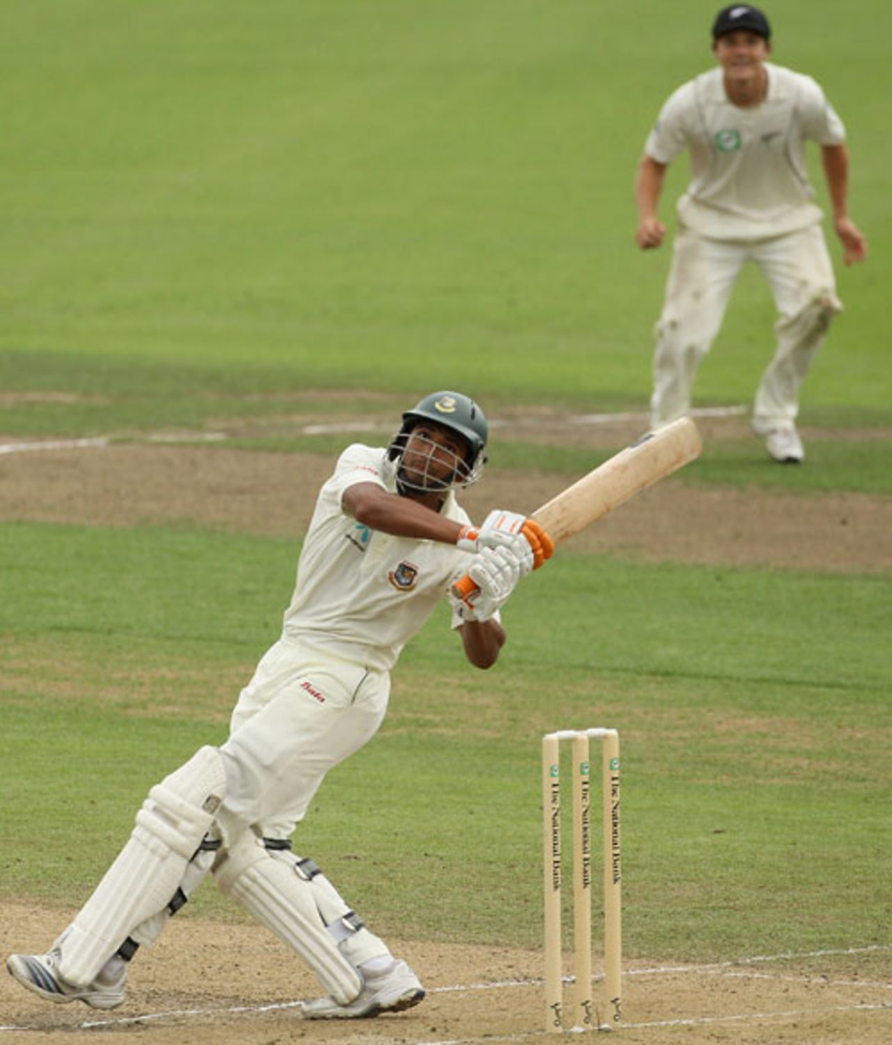 Mahmudullah displays aggressive intent, New Zealand v Bangladesh, only Test, Hamilton, 3rd day, February 17, 2010