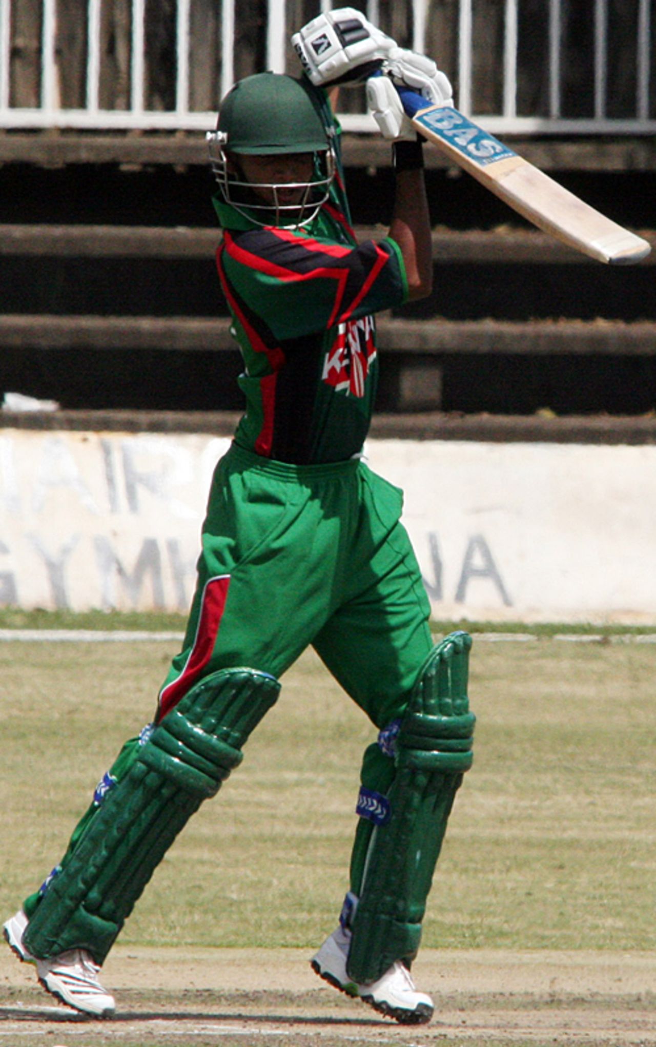 Rakep Patel drives a boundary, Kenya v Netherlands, 1st ODI, Nairobi, February 16, 2010