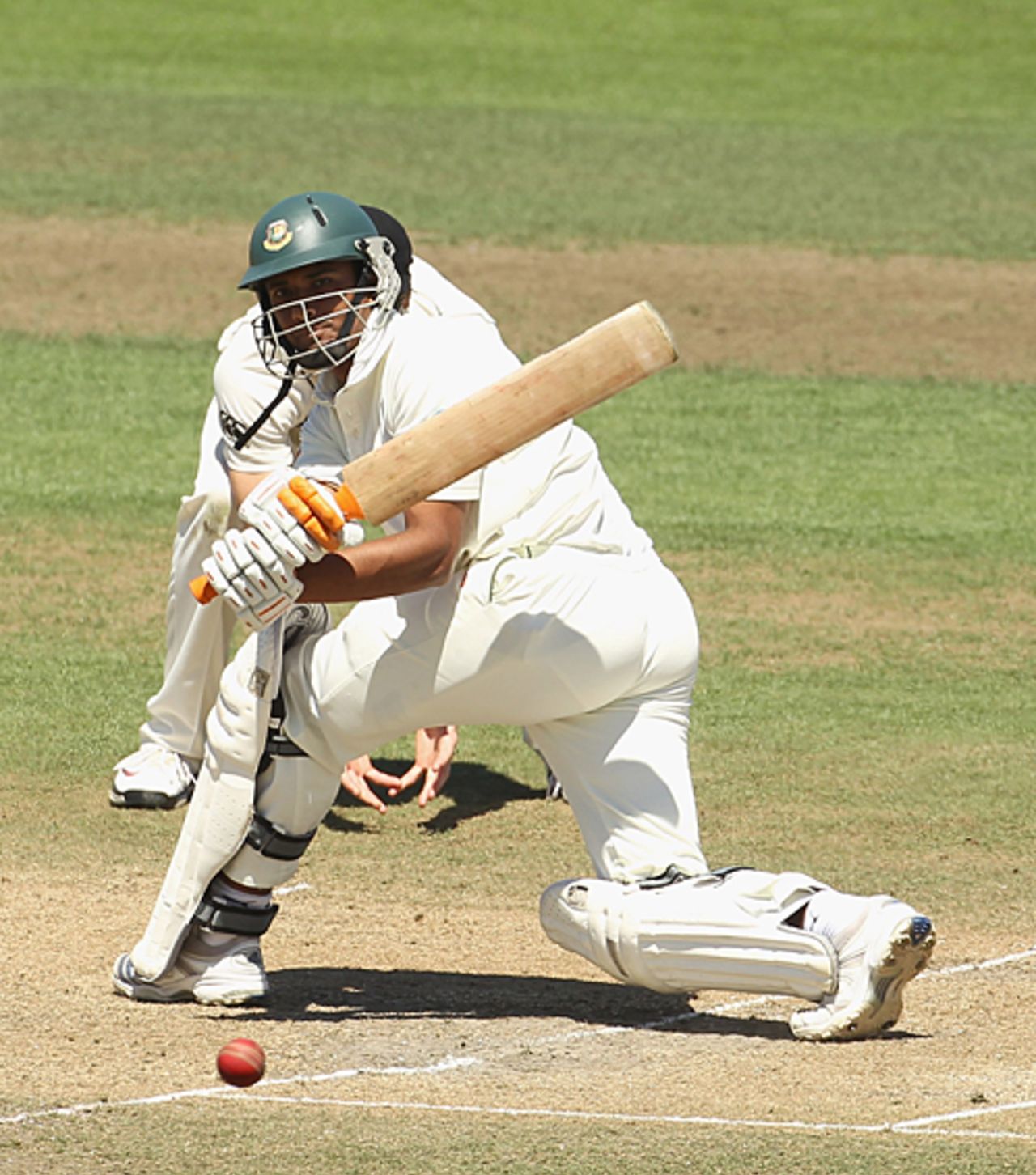 Mahmudullah followed a century with 42, New Zealand v Bangladesh, only Test, Hamilton, 5th day, February 19, 2010
