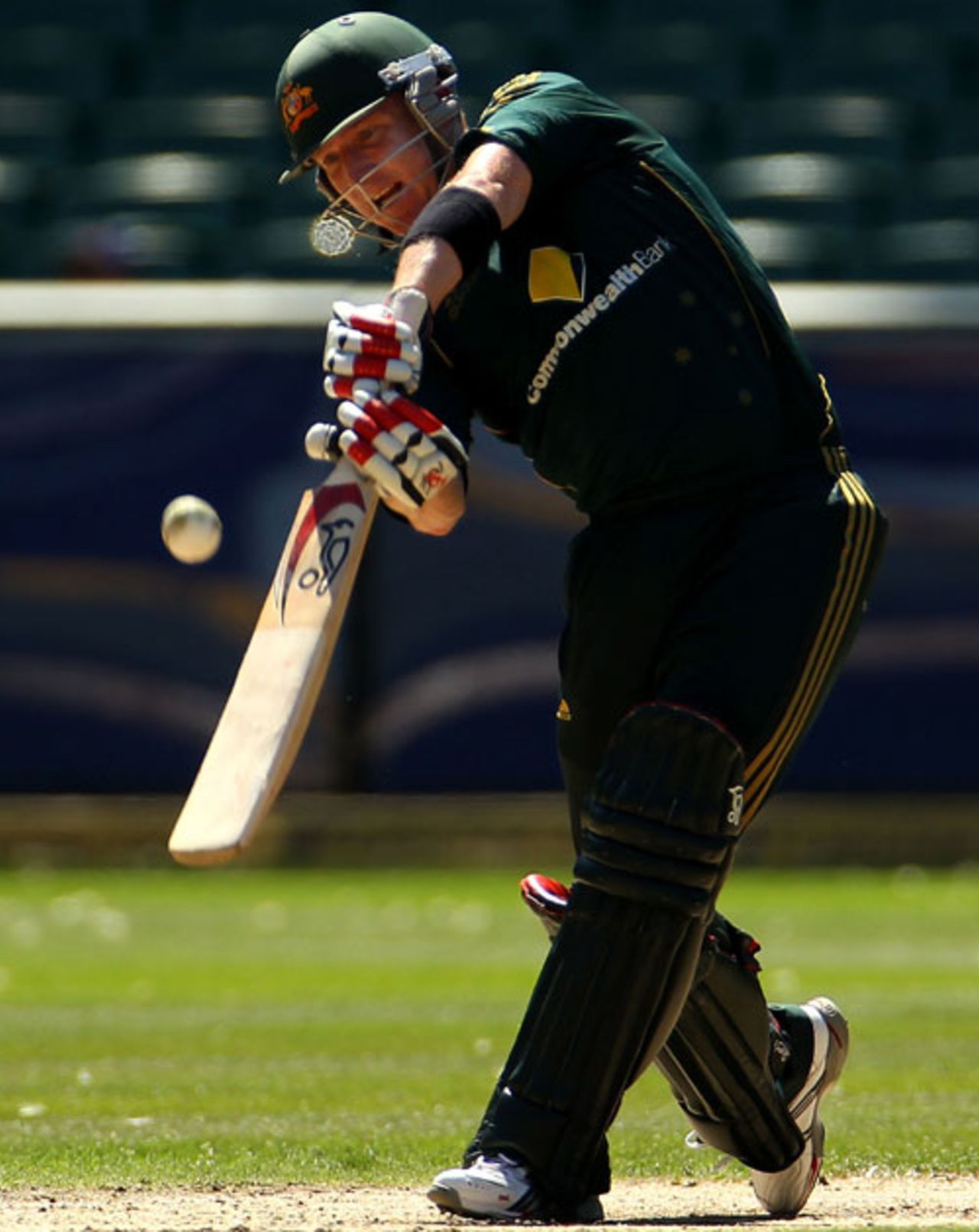 Brad Haddin hit two sixes in his 32, Australia v West Indies, 5th ODI, Melbourne, 19 February, 2010
