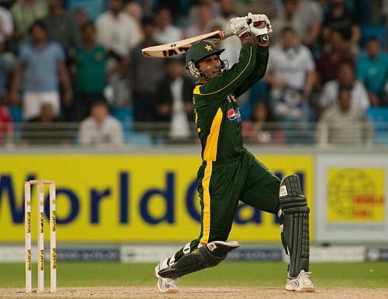 Abdul Razzaq had no problems finding the stands, England v Pakistan, 2nd Twenty20, Dubai, February 20, 2010