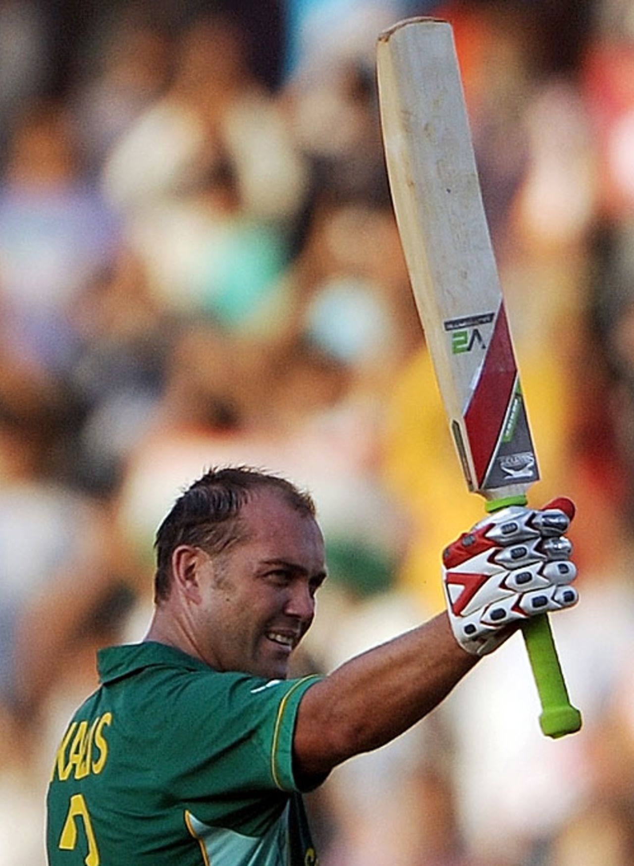 Jacques Kallis raced to a century off 92 balls, India v South Africa, 3rd ODI, Ahmedabad, February 27, 2010