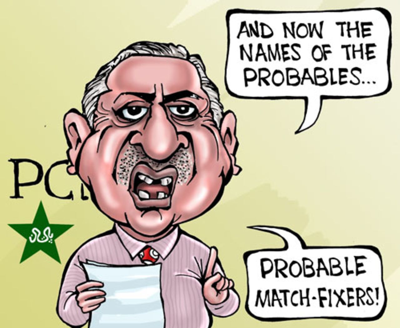 Cartoon: Probable match-fixers