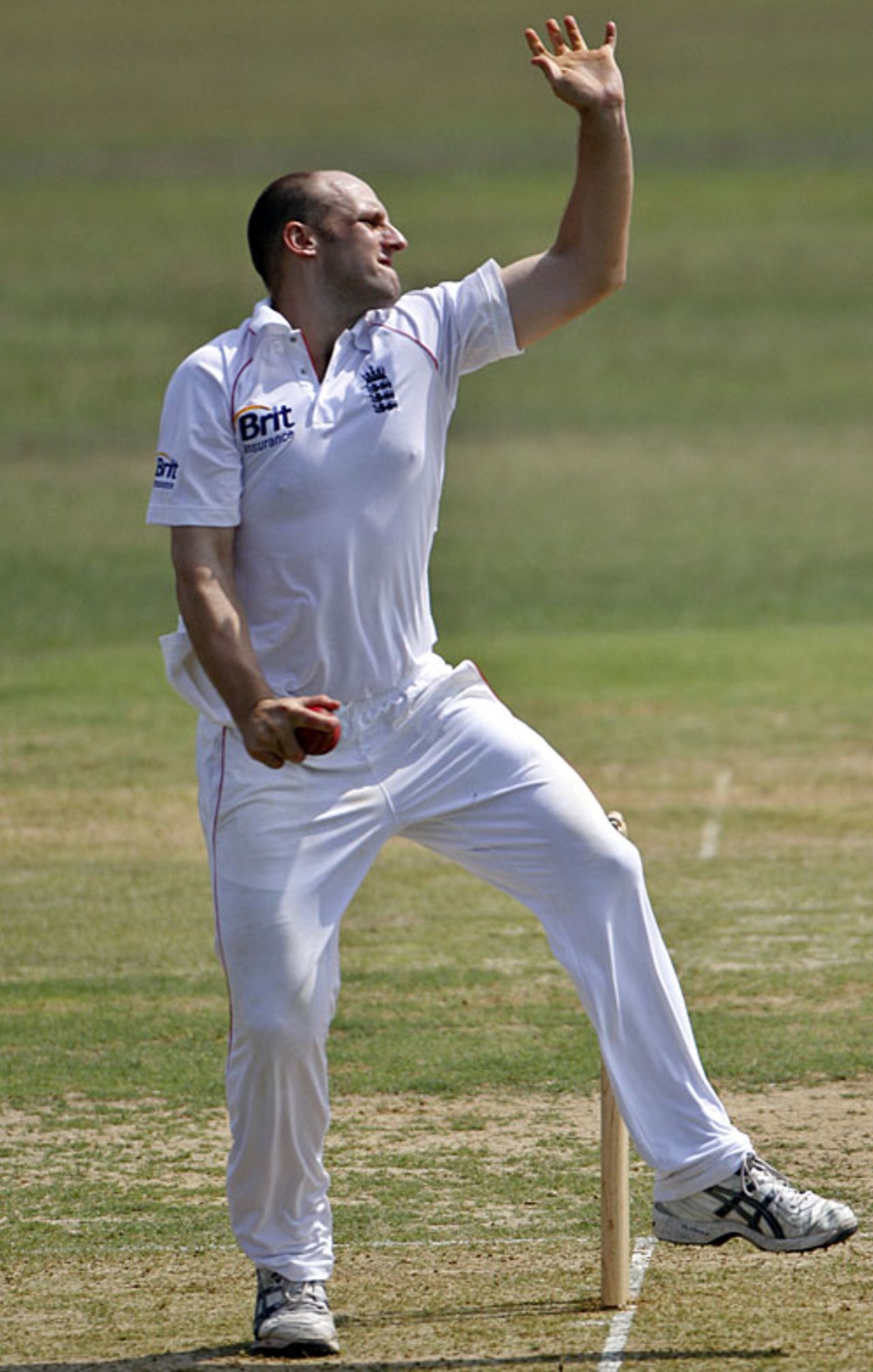 James Tredwell toils hard, Bangladesh A v England XI, tour match, Chittagong, 1st day, March 7, 2010
