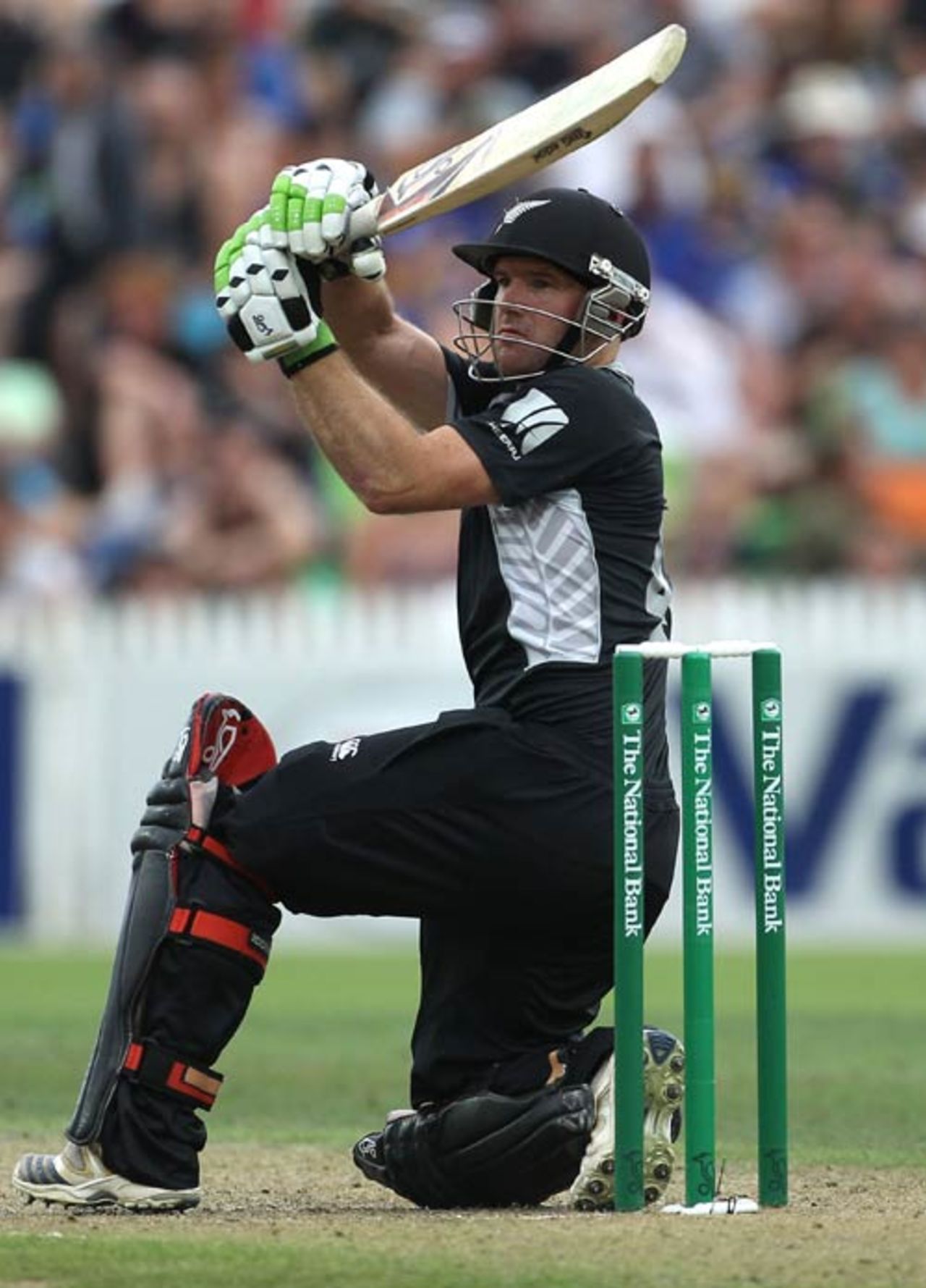 Gareth Hopkins goes behind square, New Zealand v Australia, 3rd ODI, Hamilton, March 9, 2010