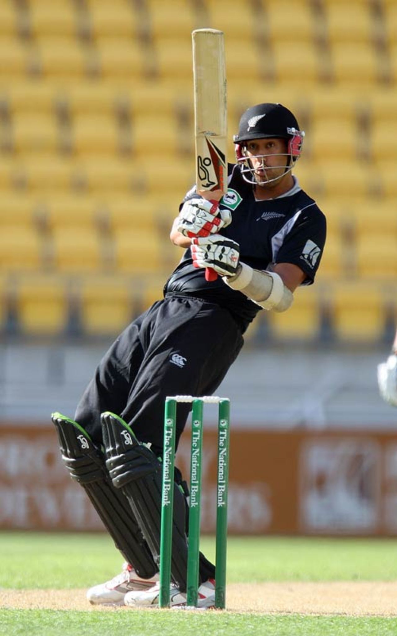 Daryl Tuffey watches the ball sail away behind square, New Zealand v Australia, 5th ODI, Wellington, March 13, 2010