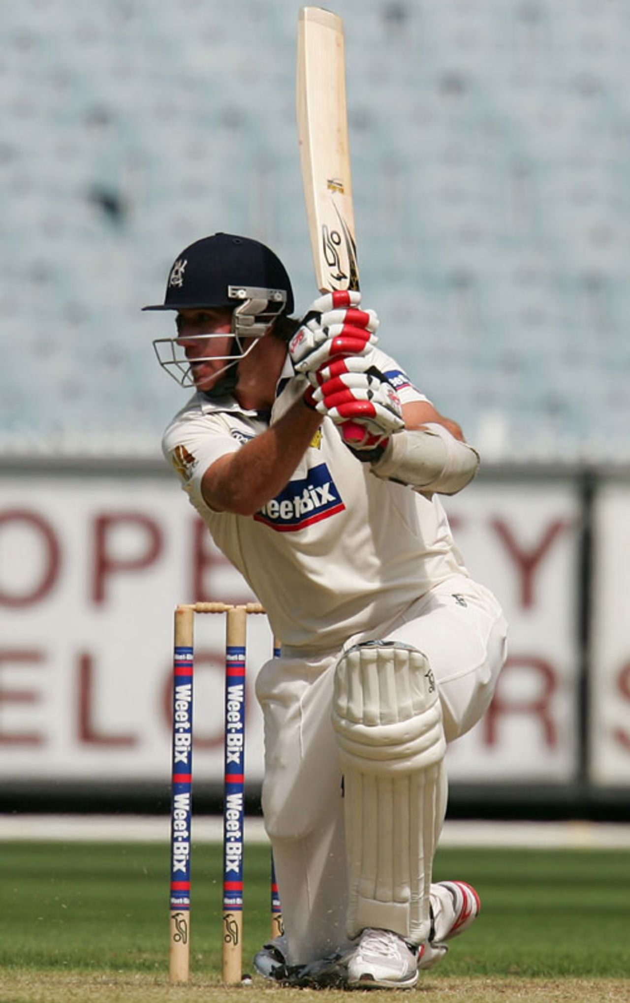John Hastings chipped in with an important 47, Victoria v Queensland, Sheffield Shield final, MCG, March 17, 2010