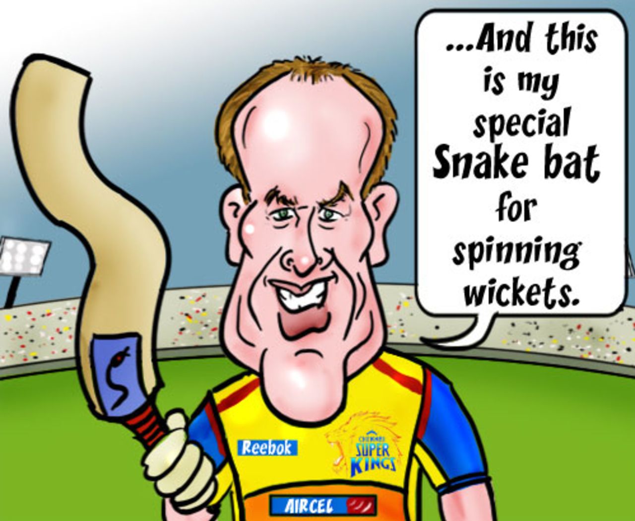 Cartoon: The snake bat