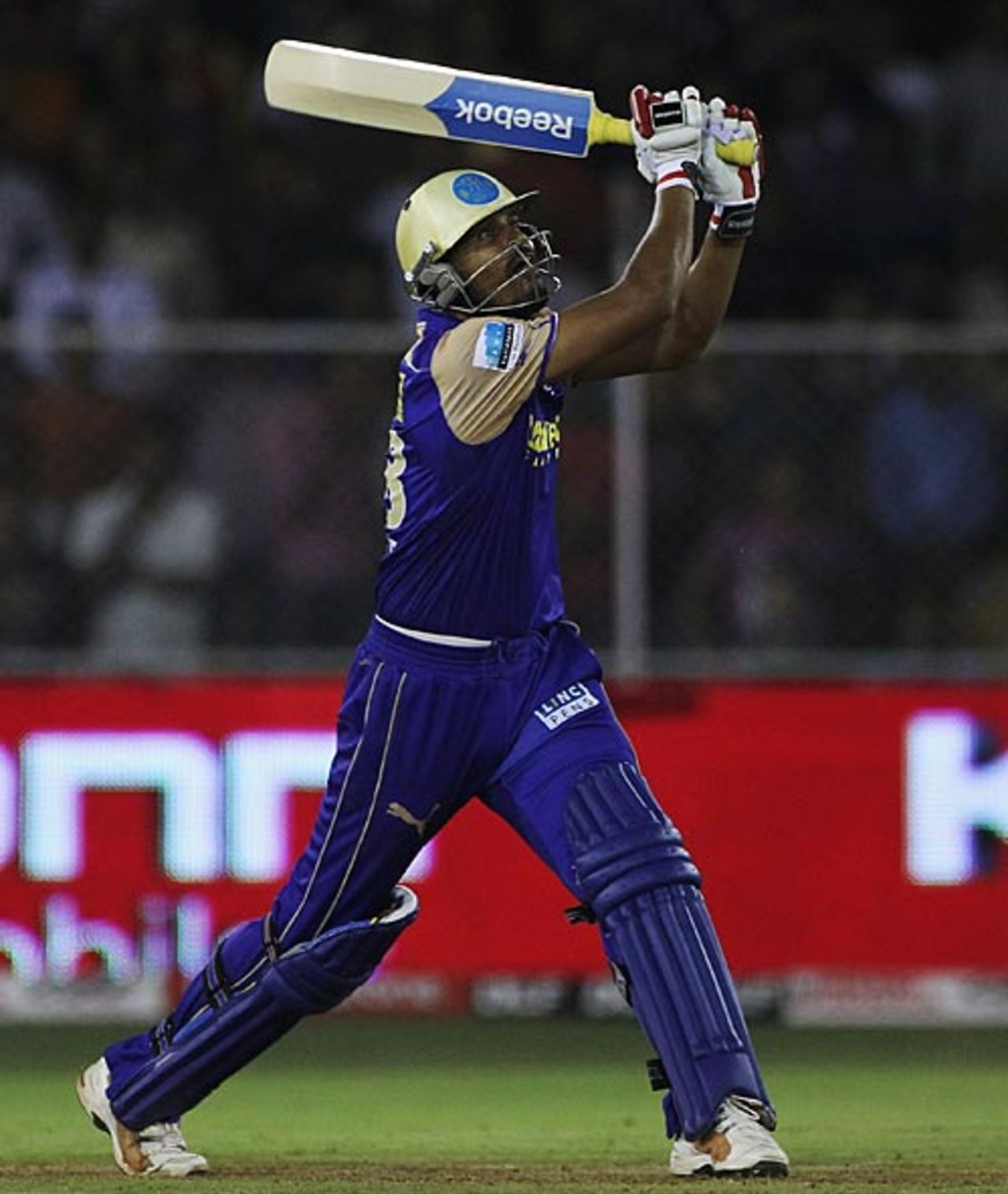 Yusuf Pathan launches one of eight sixes, Rajasthan Royals v Deccan Chargers, IPL, March 26, 2010