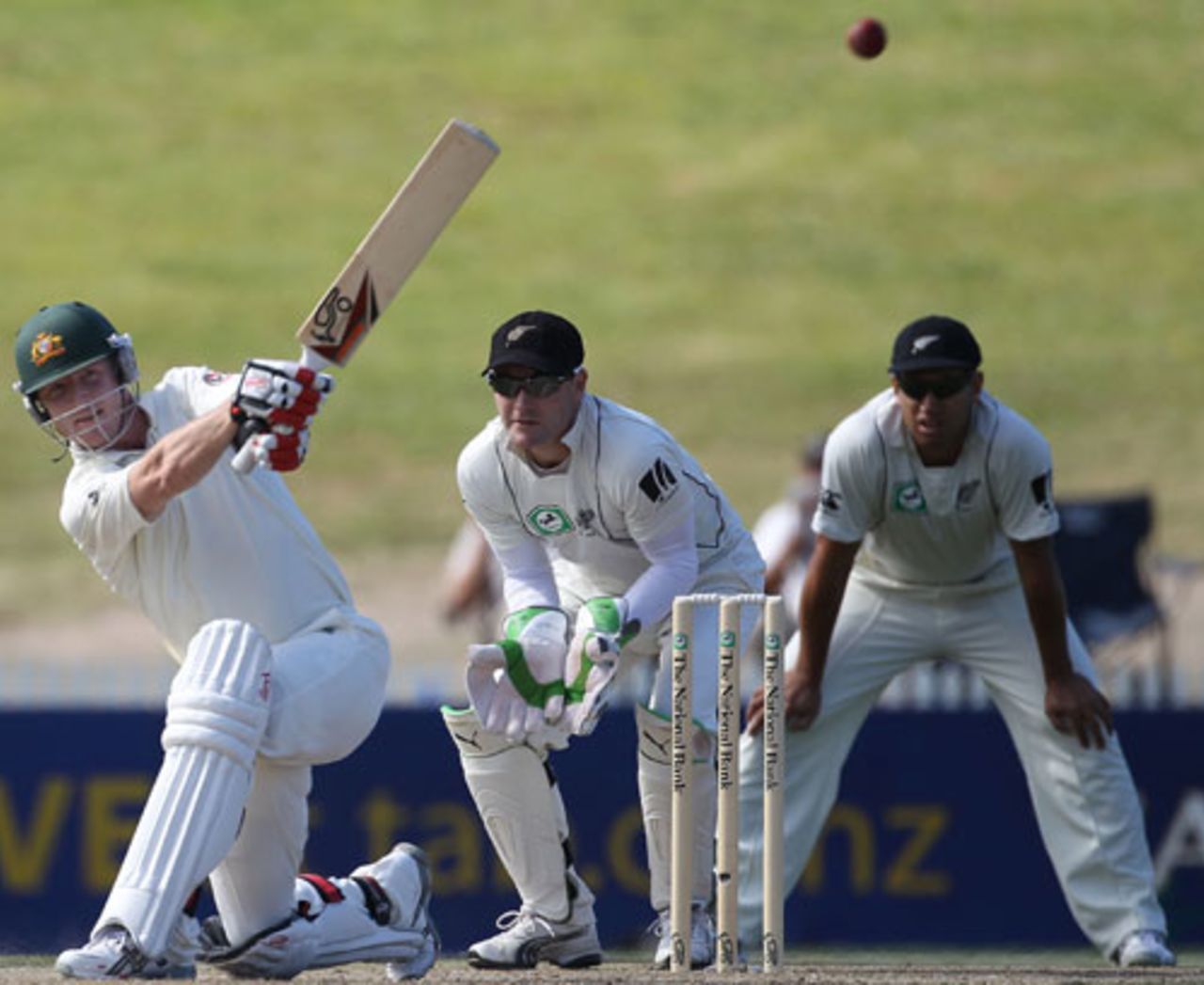 Brad Haddin rushed to 48 off 40 balls, New Zealand v Australia, 2nd Test, Hamilton, 4th day, March 30, 2010