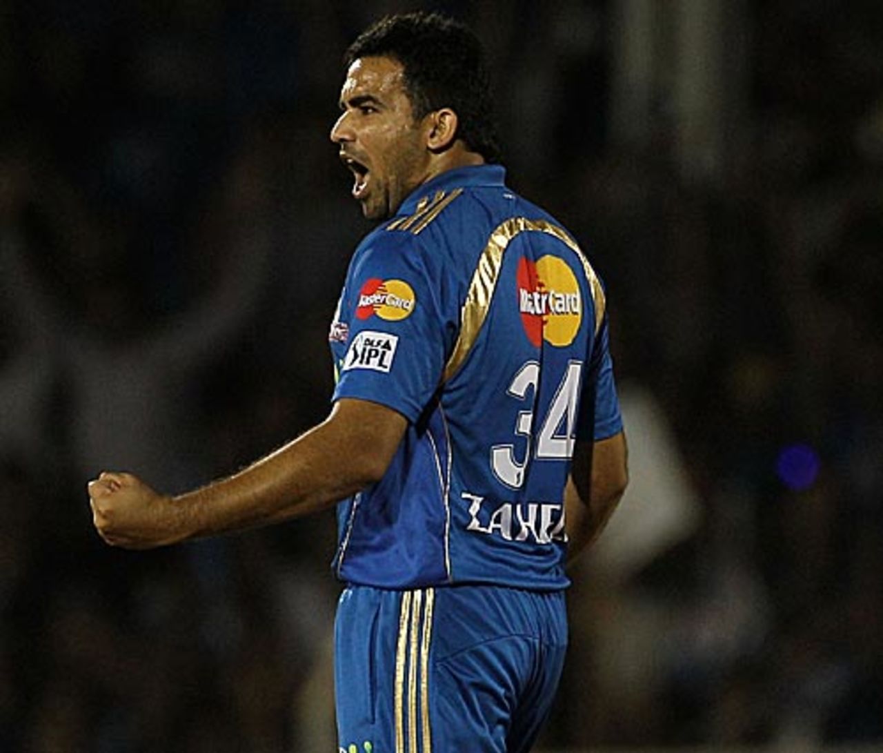 Zaheer Khan dismissed Herschelle Gibbs and Adam Gilchrist, Mumbai Indians v Deccan Chargers, IPL, Brabourne Stadium, April 3, 2010