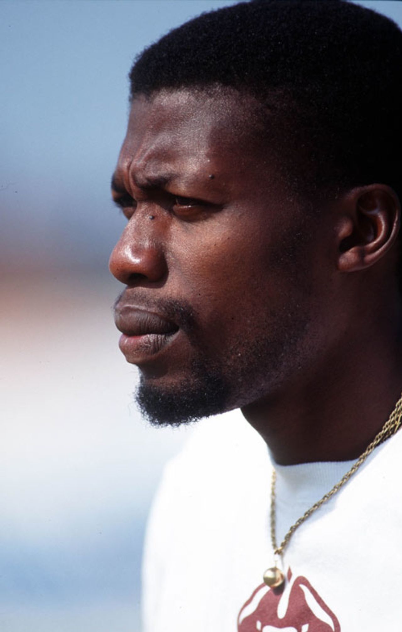 Curtly Ambrose headshot, 1990