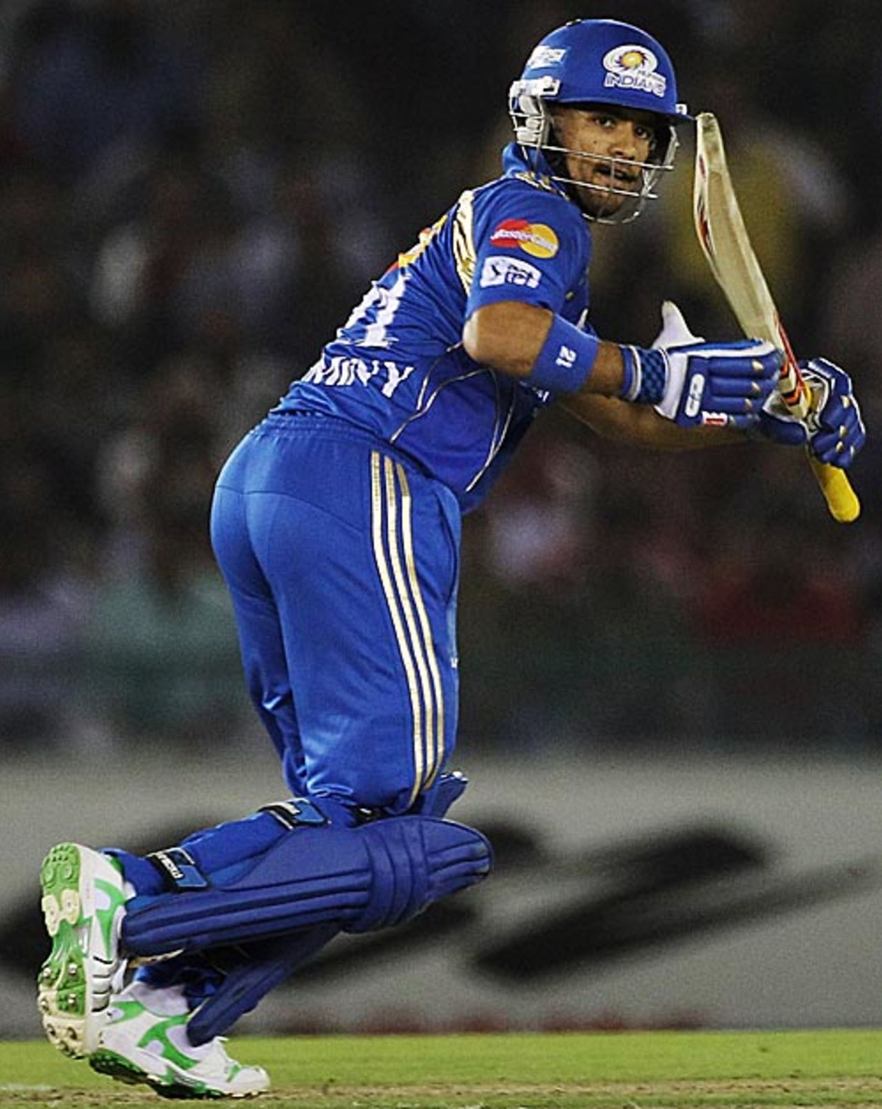 JP Duminy flicks one through the leg side, Kings XI Punjab v Mumbai Indians, IPL, Mohali, April 9, 2010