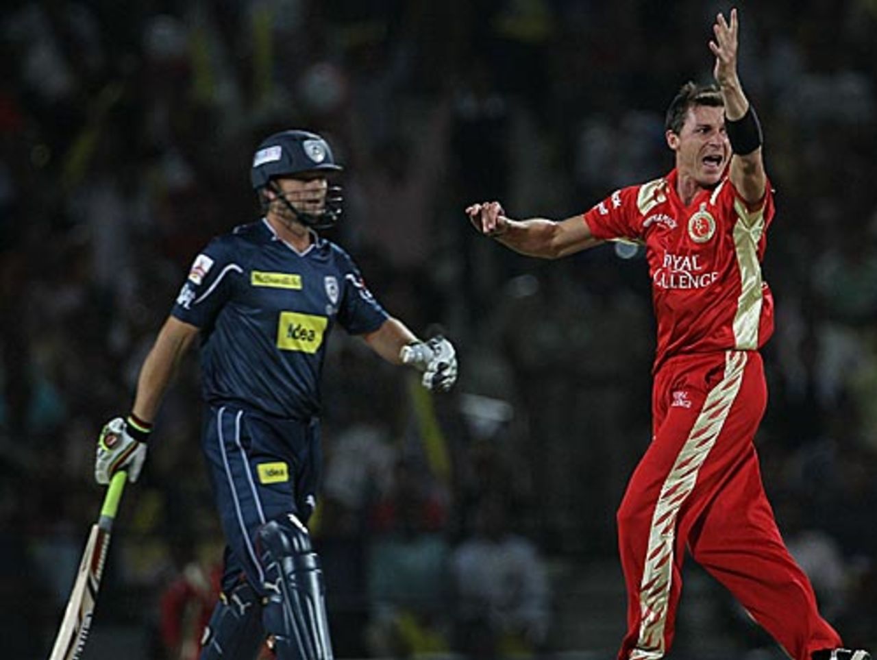 Dale Steyn got rid of Adam Gilchrist, Deccan Chargers v Royal Challengers Bangalore, IPL, Nagpur, April 12, 2010