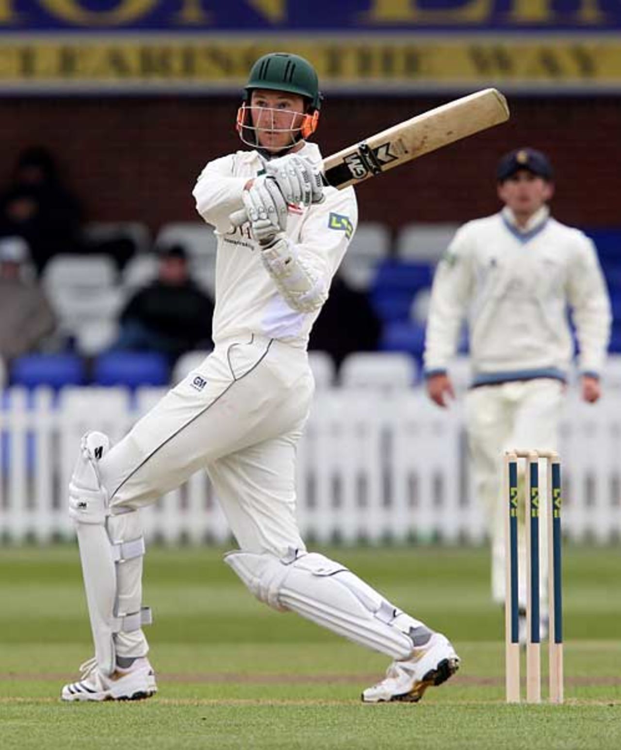 Will Jefferson anchored Leicestershire with 94, Derbyshire v Leicestershire, County Championship, Division Two, Derby, April 15, 2010