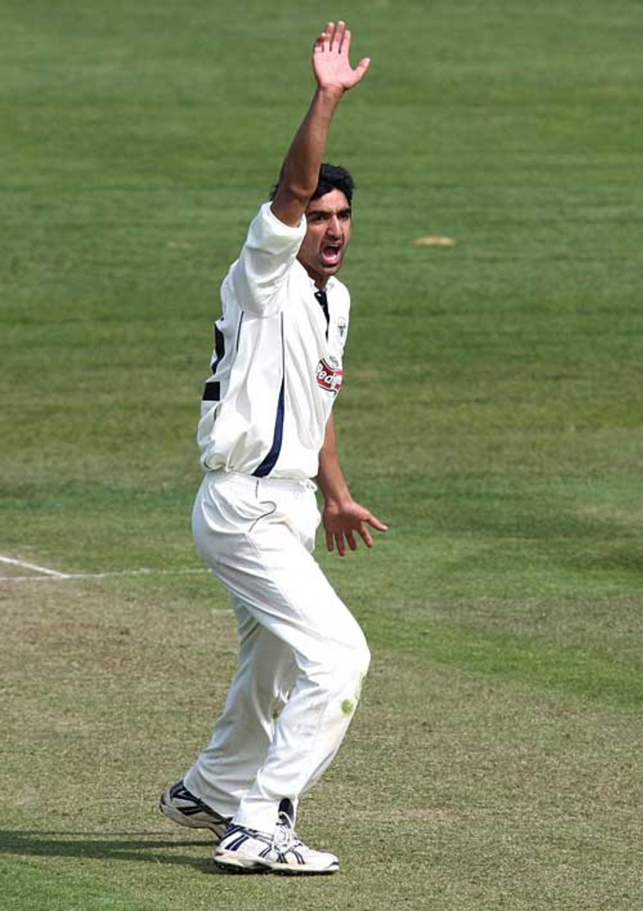 Gemaal Hussain took a career-best 5 for 36, Gloucestershire v Northamptonshire, County Championship, Division Two, Bristol, April 15, 2010