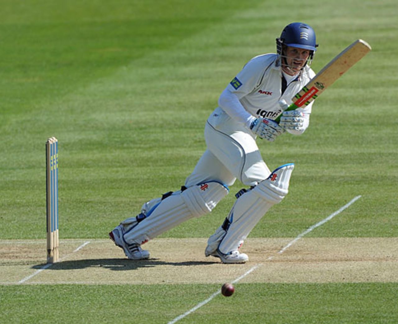 Andrew Strauss started well as Middlesex pursued 375 to win, Middlesex v Glamorgan, County Championship, Division Two, Lord's, April 17, 2010