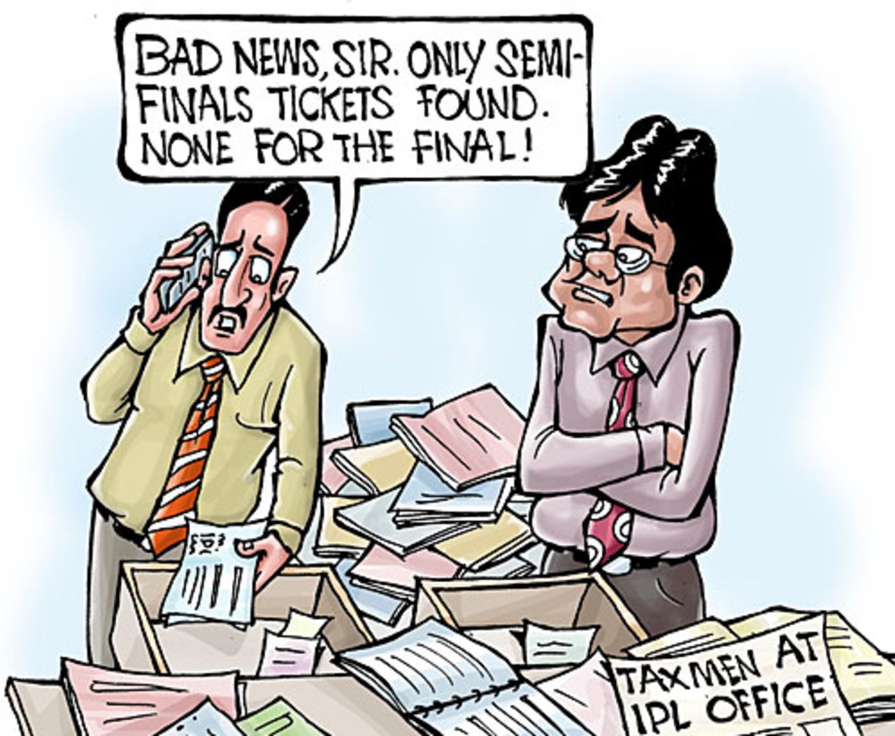 Cartoon: The taxman cometh